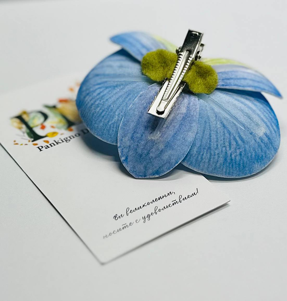 Заколка-зажим Pankigno Design с Орхидеей Limited