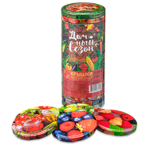 Крышка металлическая Твист фотопечать d=82мм 20шт