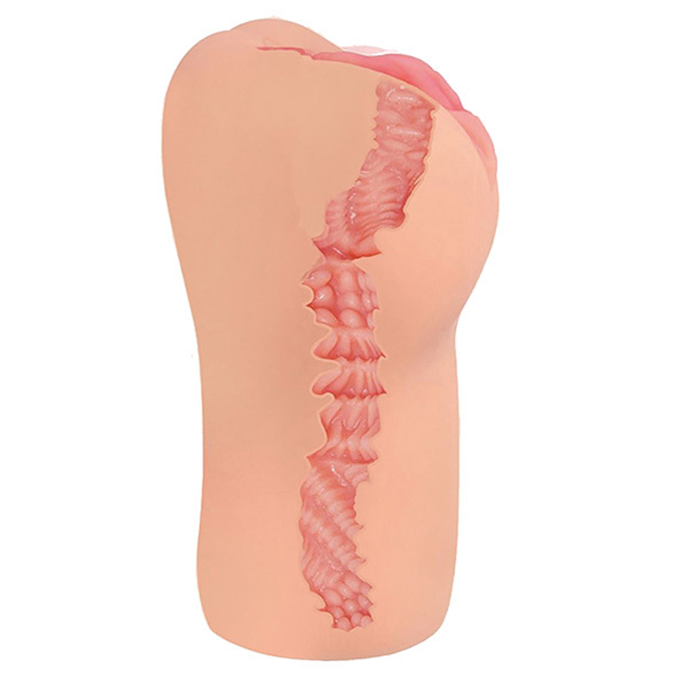 Телесный мастурбатор-вагина 17см с рельефом Kokos Bellana