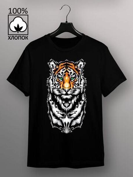 Футболка Тигр тату