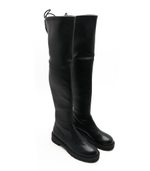 Кожаные ботфорты lowland Stuart Weitzman - черный(S5606)