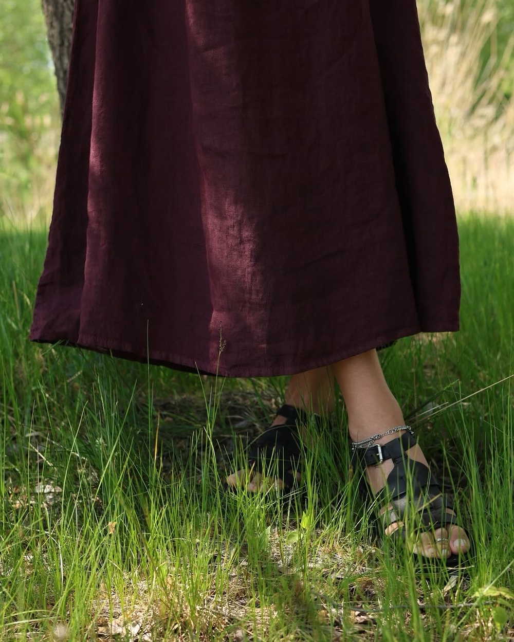 платье из итальянского льна