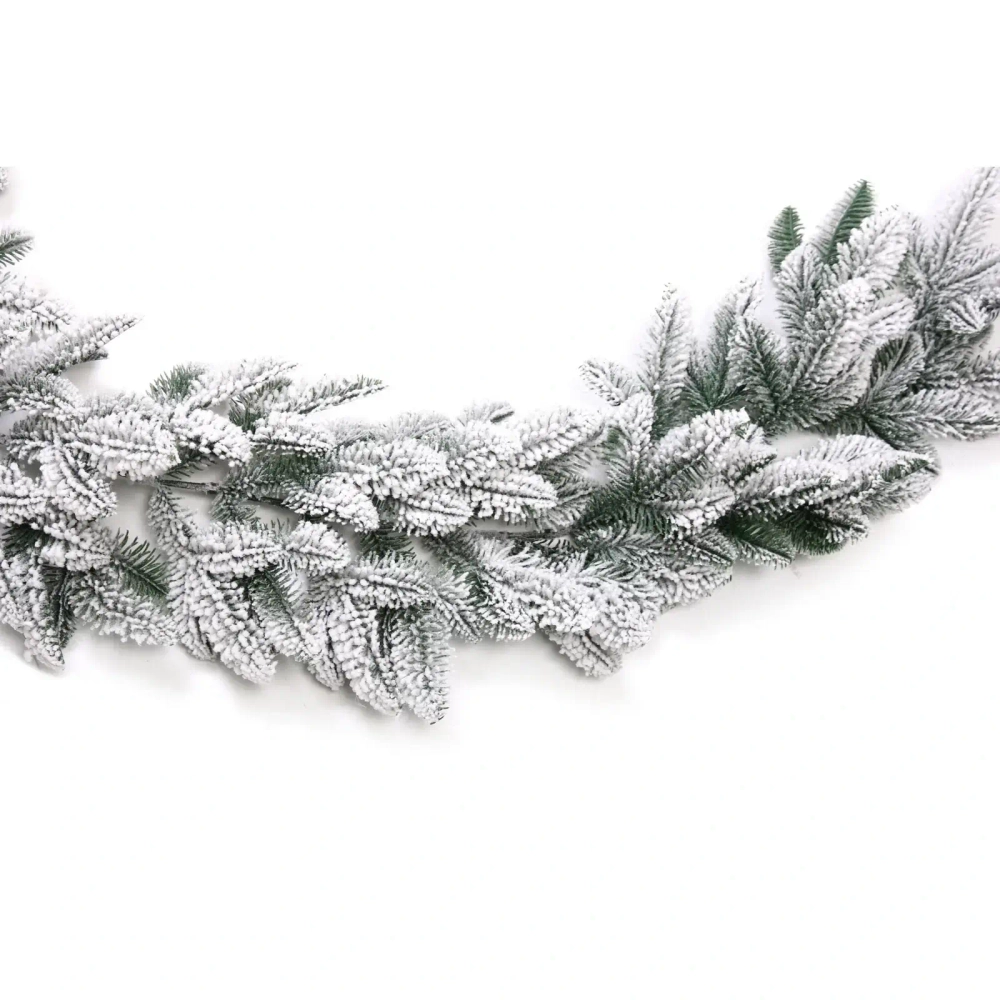 Гирлянда хвойная «Заснеженная» 2,0 м d=30 см, ПВХ, белое напыление