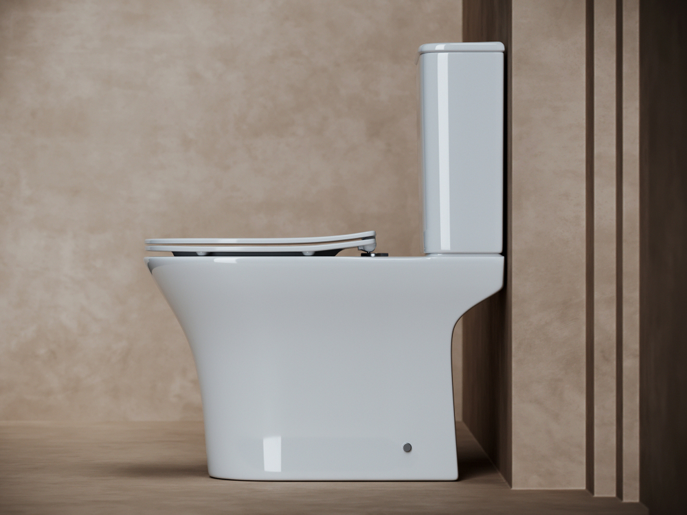 Унитаз-компакт безободковый Ceramica Nova Fortuna CN9001 с крышкой сиденьем микролифт белый