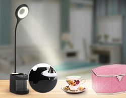 Ambrella Настольная светодиодная лампа со встроенной аккумулятороной батареей и органайзером Desk DE562