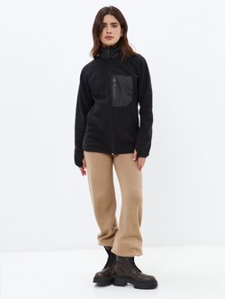 Флисовая толстовка unisex Eiger black