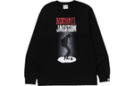 A Bathing Ape X Michael Jackson L S Tee черный