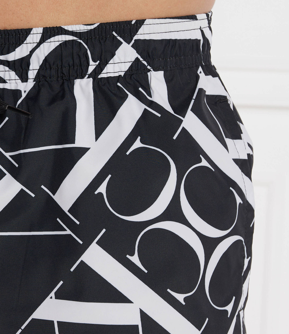 Шорты для плавания Calvin Klein Swimwear - черный(KM0KM00968)