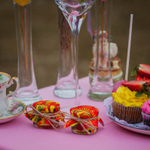 Бонбоньерка с медом на свадьбу, 35 грамм, стиль "Хохлома"