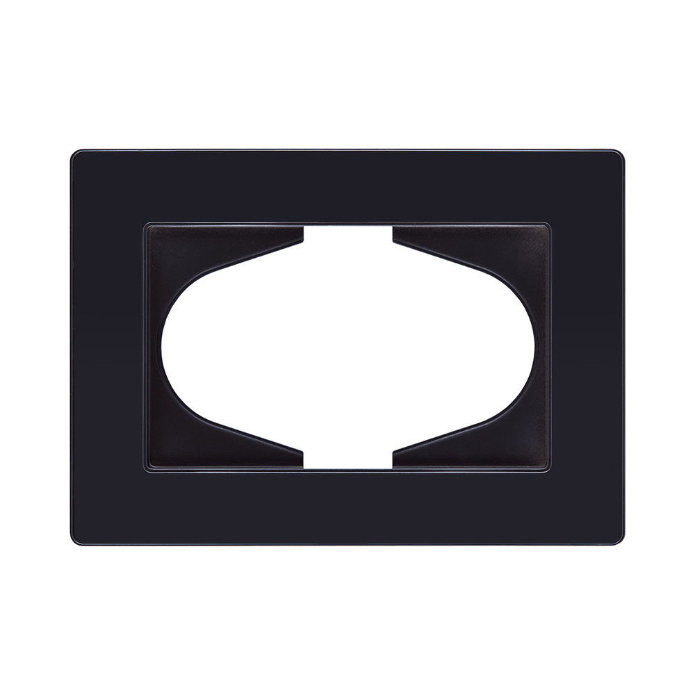Рамка для двойной розетки, черный Kollinger Eleganz Acryl EA120BK