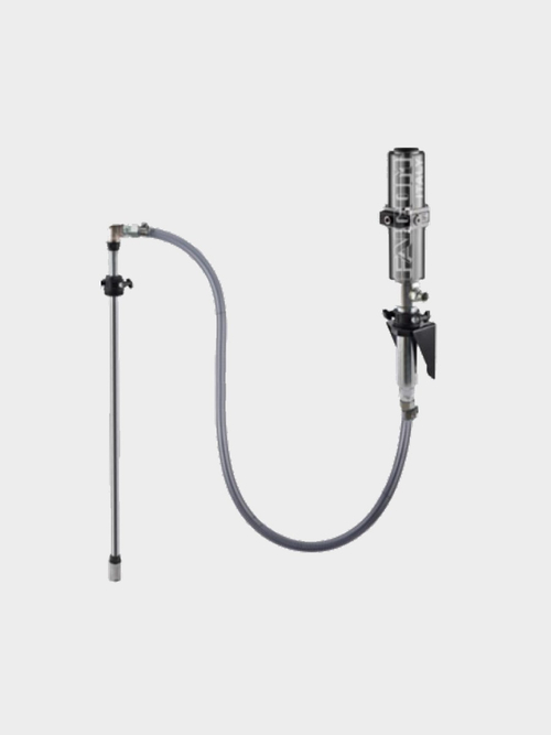 Настенный комплект для масла, для бочек 180-200 кг (пневмонасос 6:1, рукав 2 м, всас. шток, кроншт.)