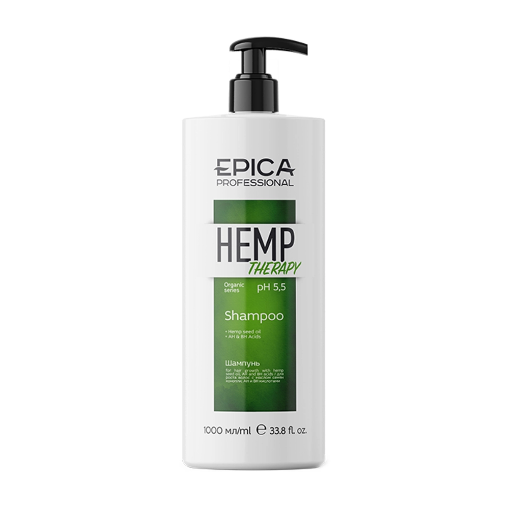 EPICA Professional Шампунь для роста волос, Hemp therapy ORGANIC, 1000 мл