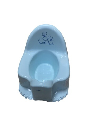 Горшок детский музыкальный Кролики (Tega),производство Польша,голубой цвет