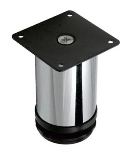 Опора на площадке 50*120 мм, хром(ХД)