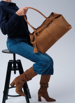 Замшевая сумка Daniela DBR 31375 светло-коричневый