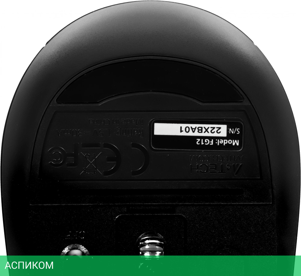 Набор периферии A4Tech Fstyler FG1012 черный/серый