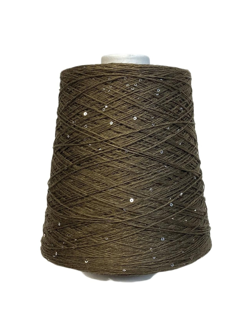 Пряжа на бобине (Италия) 90% лен 8% шелк 2% п/а 100г - 320м 280 г