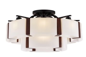 8101/8+4H-W COFFEE (1) Люстра  (в 2-х коробках)