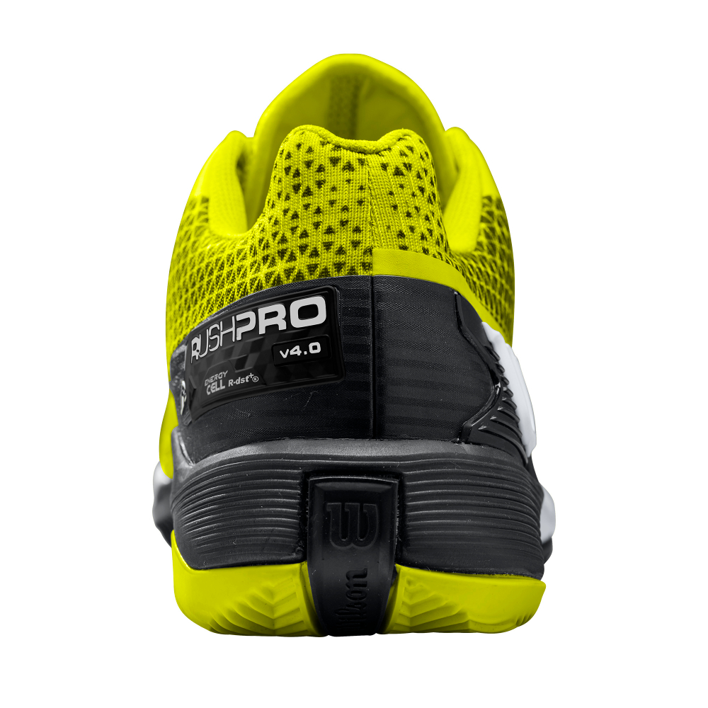 Мужские кроссовки теннисные Wilson Rush Pro 4.0 Clay M - sulphur spring/black/white