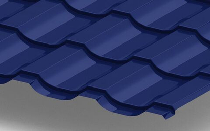 Металлочерепица Трамонтана с покрытием NormanMP®, 0,50 мм, цвет RAL 5005