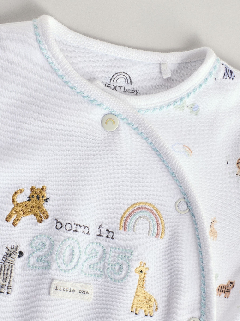 Комбинезон / Cлип и шапочка в комплекте для малышей Next E19-706, Белый