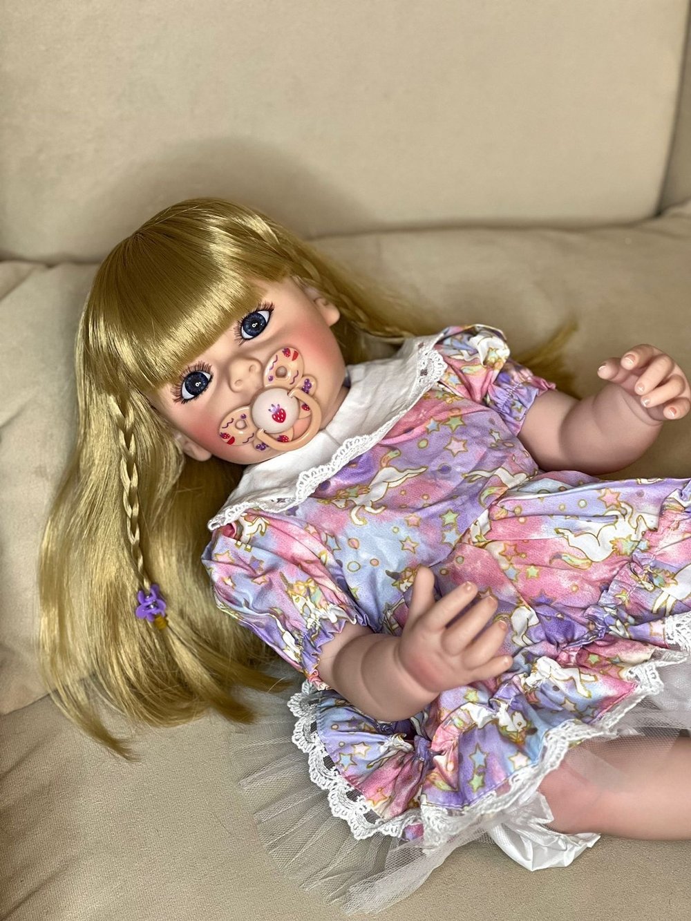 Кукла Реборн виниловая 55см в пакете (FA-285)