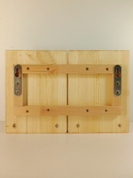 Ключница настенная «Старая карта Мира». 4 крючка