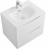 Тумба с раковиной BelBagno MARINO-CER-N-700-2C-SO-BO-P Bianco Opaco