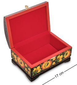 KH-06 Шкатулка 170х110 с хохломской росписью
