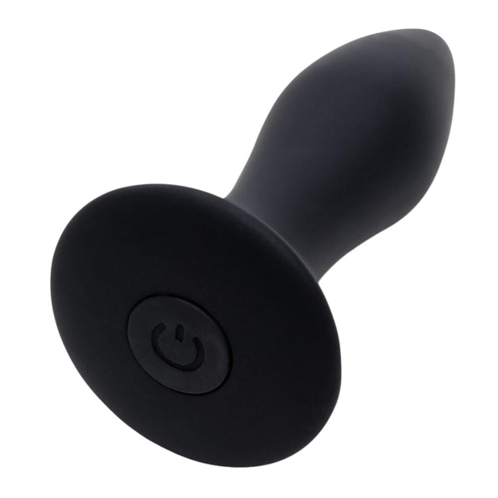 Черная анальная вибровтулка 8,9см Fifty Shades of Grey Sensation Rechargeable Vibrating Butt Plug