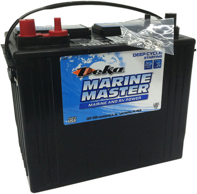 Аккумулятор лодочный старто-тяговый Deka Marine Master DP27 12В 100а/ч, необслуживаемый