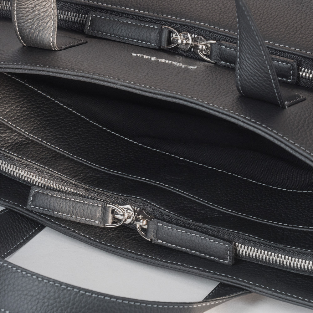 Мужская сумка Grande Ambassadeur из кожи теленка, цвета черный