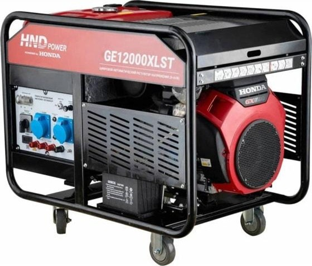 Генератор бензиновый HND GE 12000 XLST (трехфазный) GE12000XLST