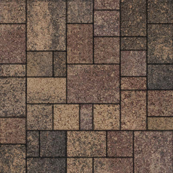 Тротуарная плитка Мюнхен мультиформа коллекция Листопад гранит