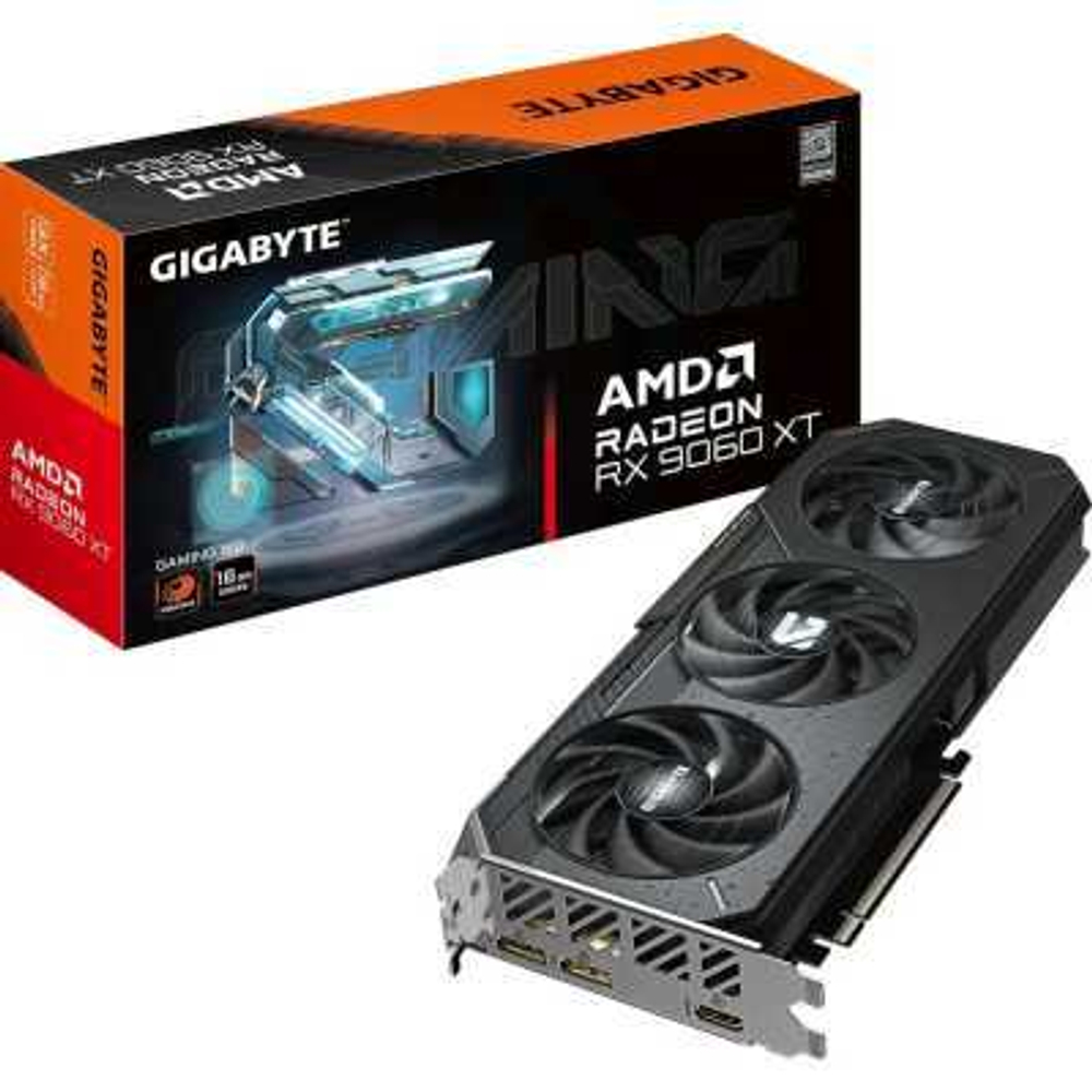 Видеокарта GigaByte AMD Radeon RX 9060 XT 16Gb GV-R9060XTGAMING-16GD 1.0