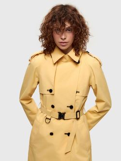 Женский тренч Ihala NORPPA жёлтая дыня