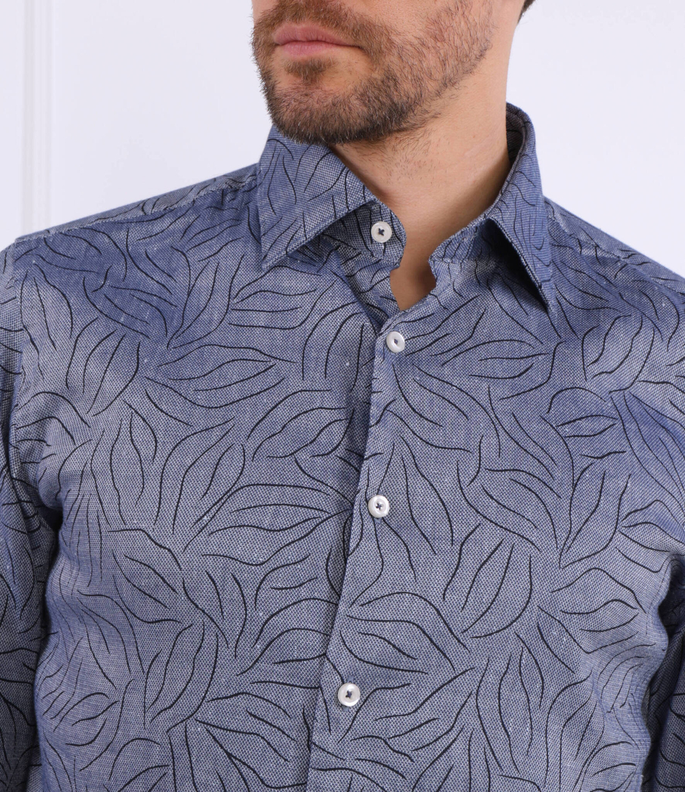 Рубашка C-HAL-kent-C1-223 BOSS BLACK - темно-синий(50490471)