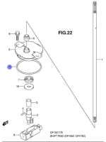Уплотнительное кольцо для лодочных моторов 09280-60007-000
