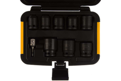 Набор ударных торцевых головок (10-27 мм; 1/2"; 9 шт.) DEWALT DT7507