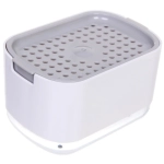 Подставка под губку с дозатором 300мл. 14,5х9,9х8,6 1861