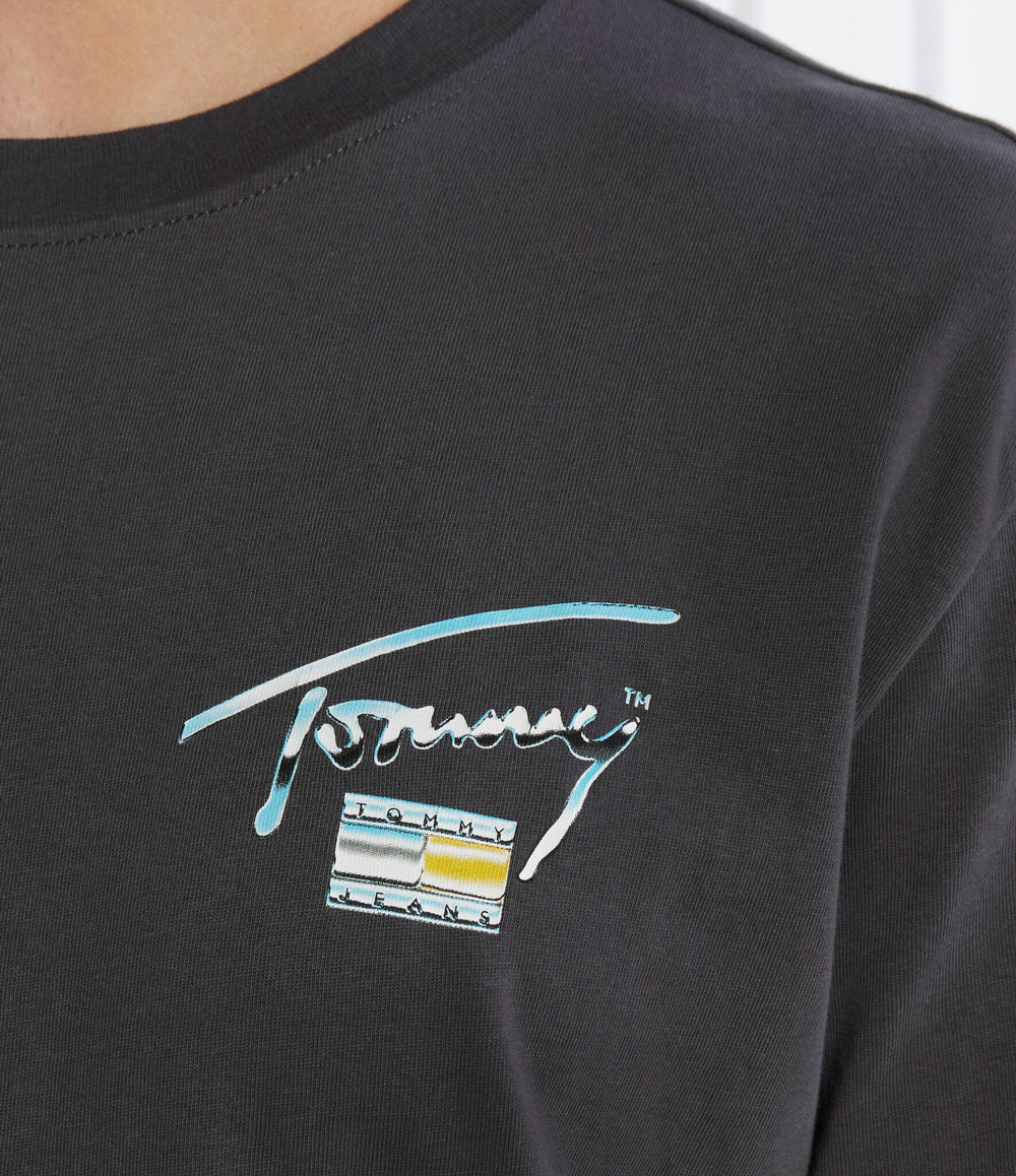 Футболка METALLIC AOP TEE EXT Tommy Jeans - графитовый(DM0DM18283)