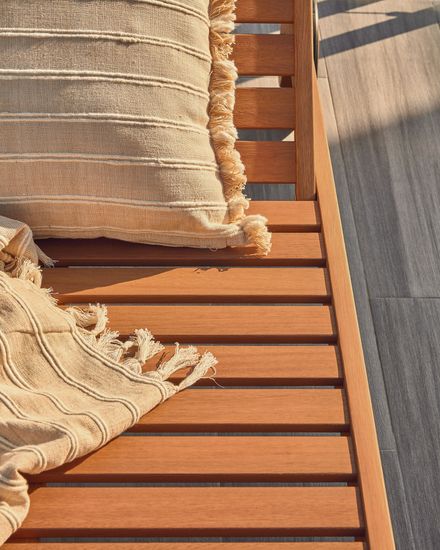 Шезлонг Beila из массива эвкалипта Испания La Forma