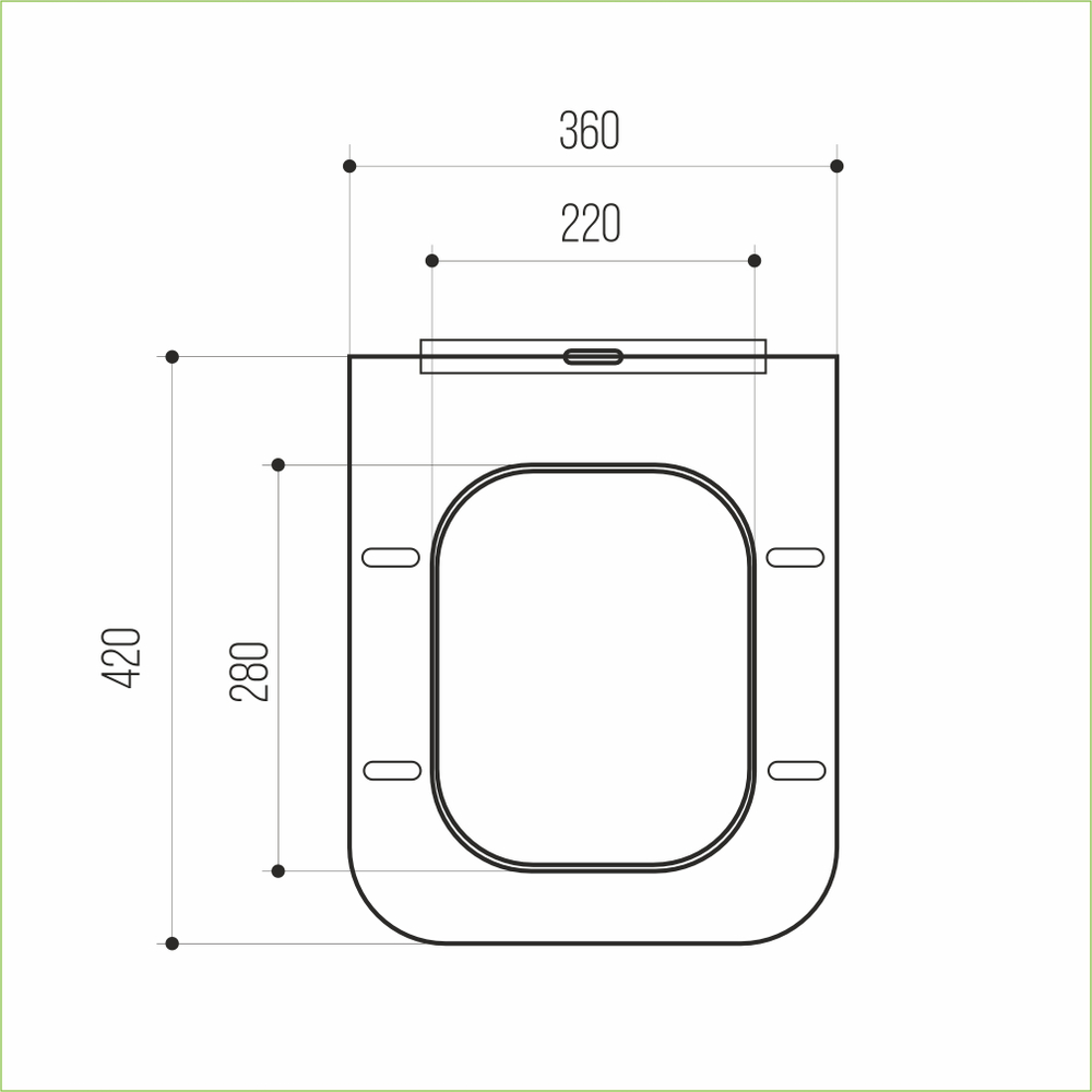 Сиденье для унитаза  WAVE PROMO дюропласт, микролифт БЕЛЫЙ глянец