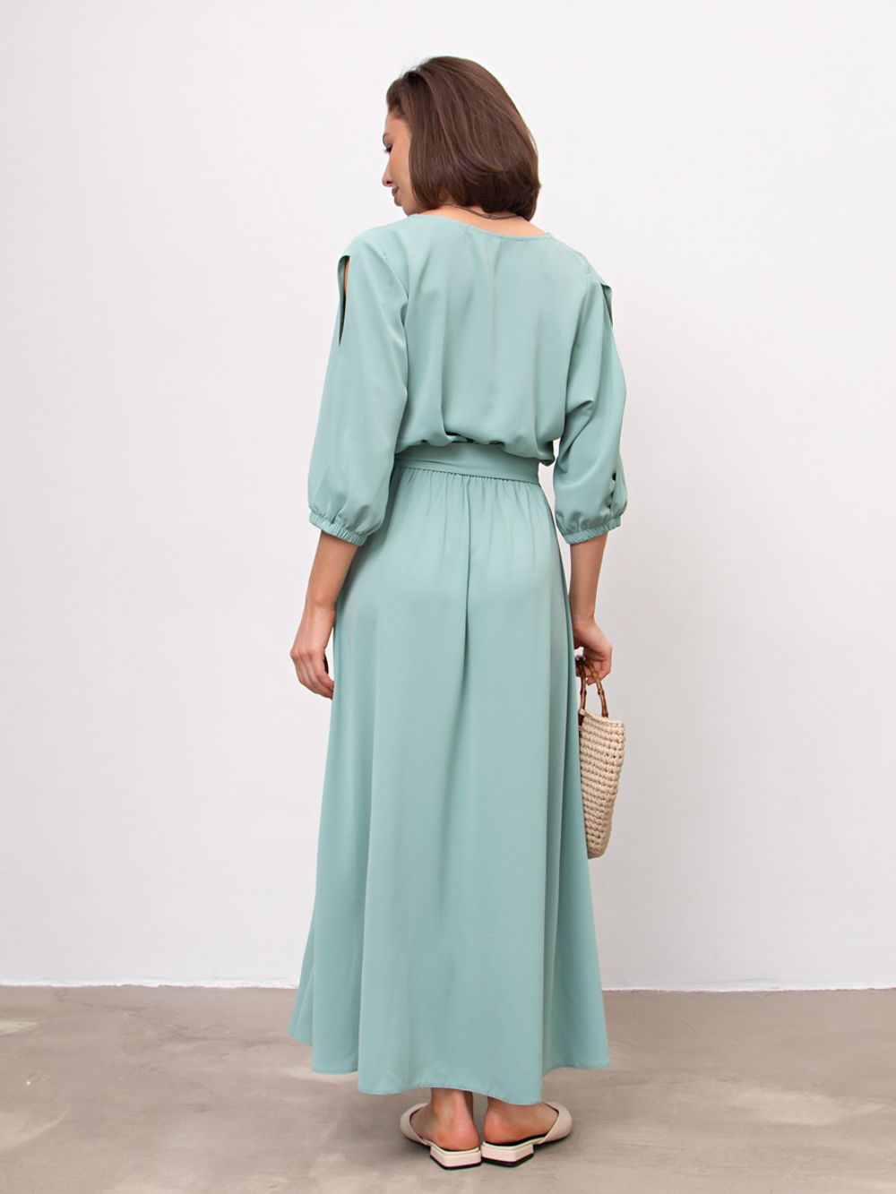 Платье Танго вдвоем (оливка) П15200-1М LT Collection