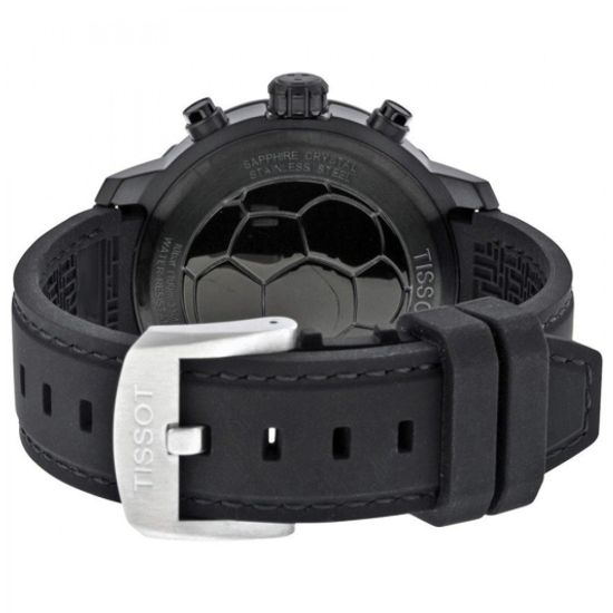 Tissot T095.449.37.057.00 Мужские швейцарские часы посвящены футболу вид сзади