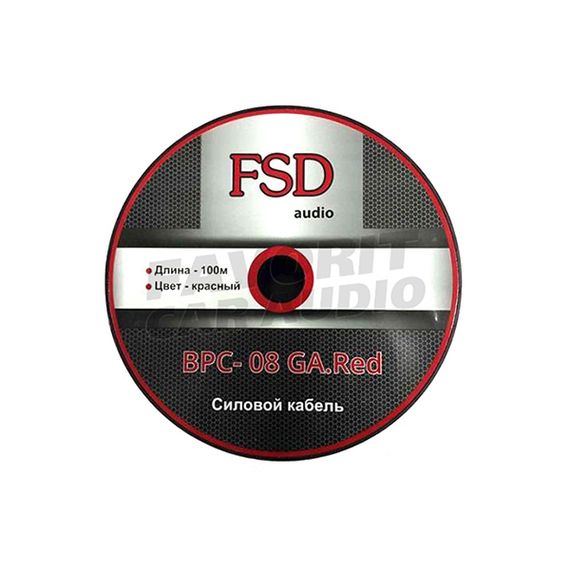 Силовой провод FSD audio BPC-08GA Red (100)