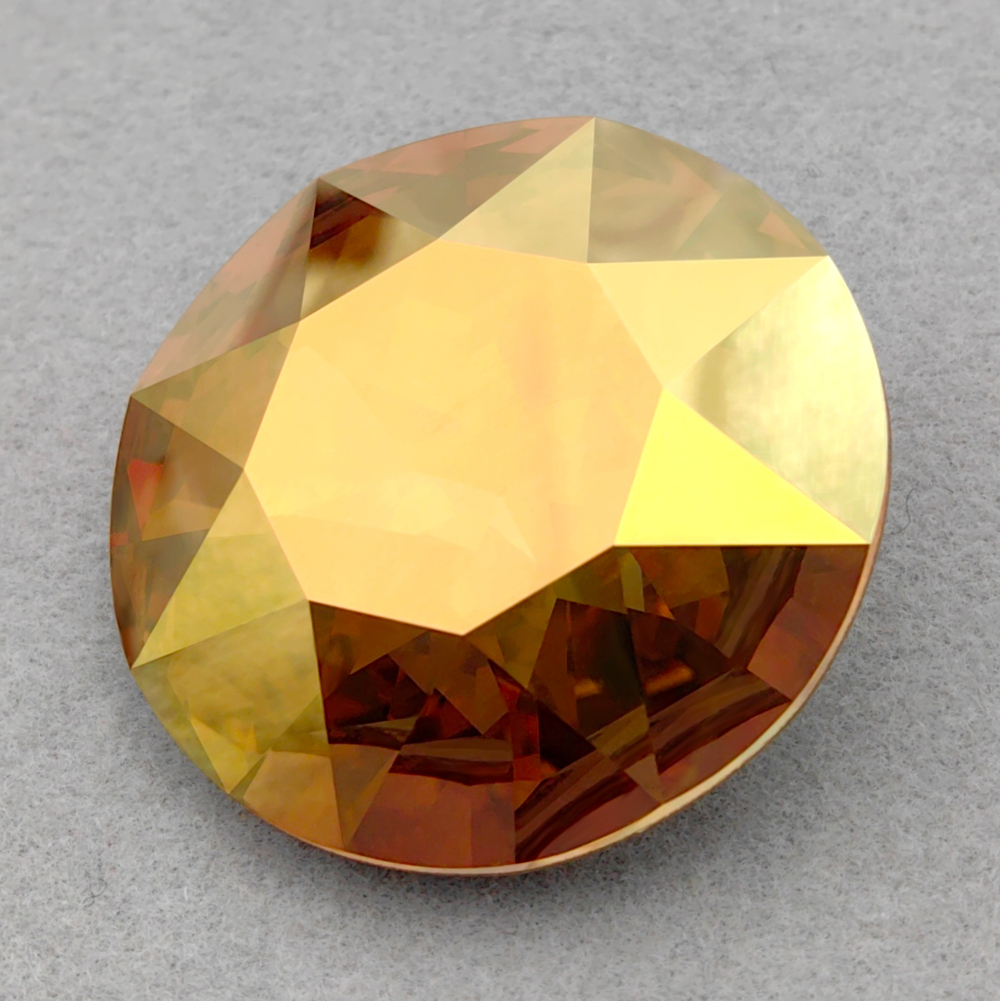 Swarovski 1201 Round FS, Crystal Metallic Sunshine F