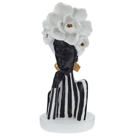 GAEM Фигурка декоративная "Африканка", L12,5 W12 H28 см