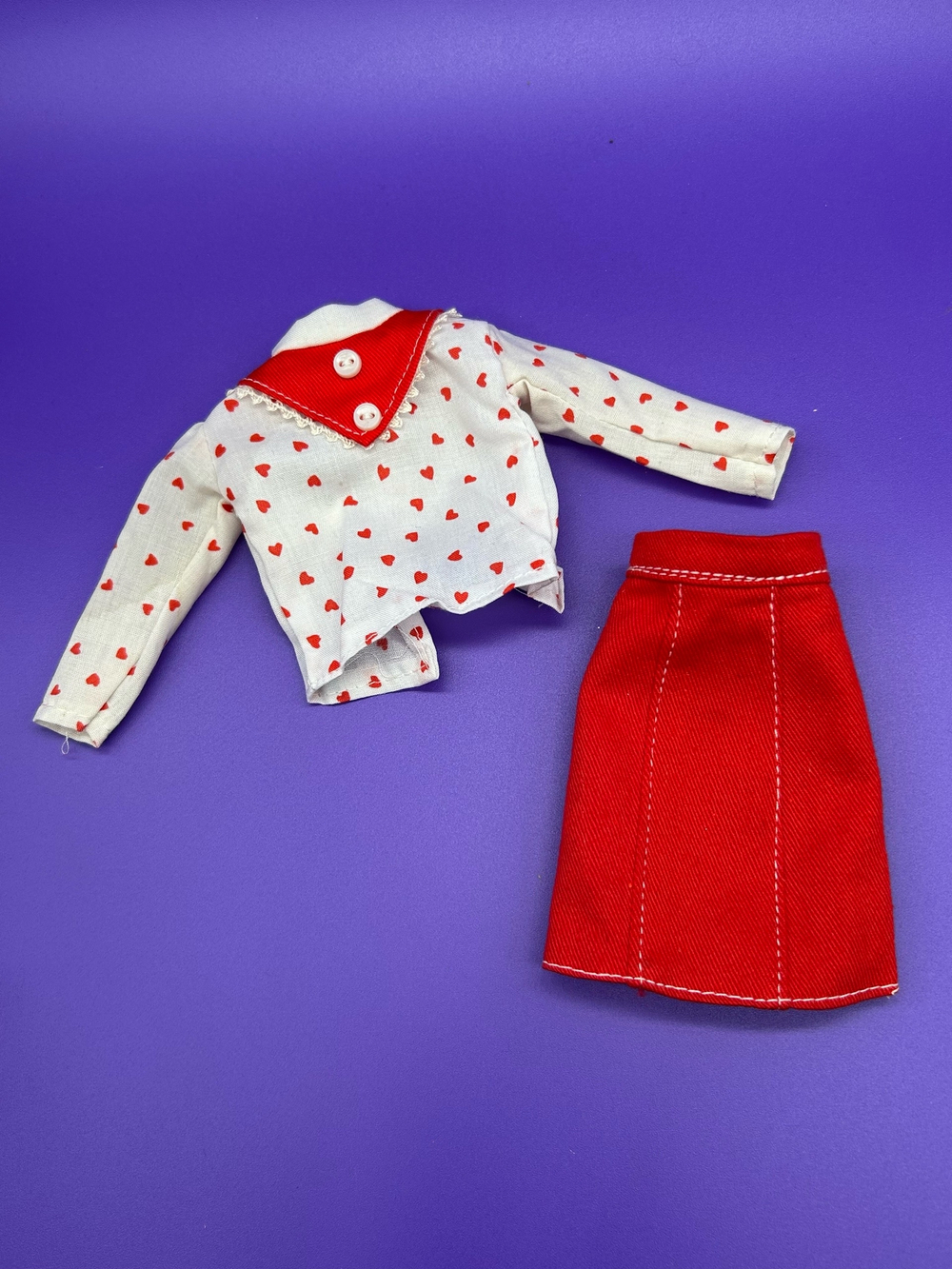 Одежда для куклы Барби винтаж костюм 031108