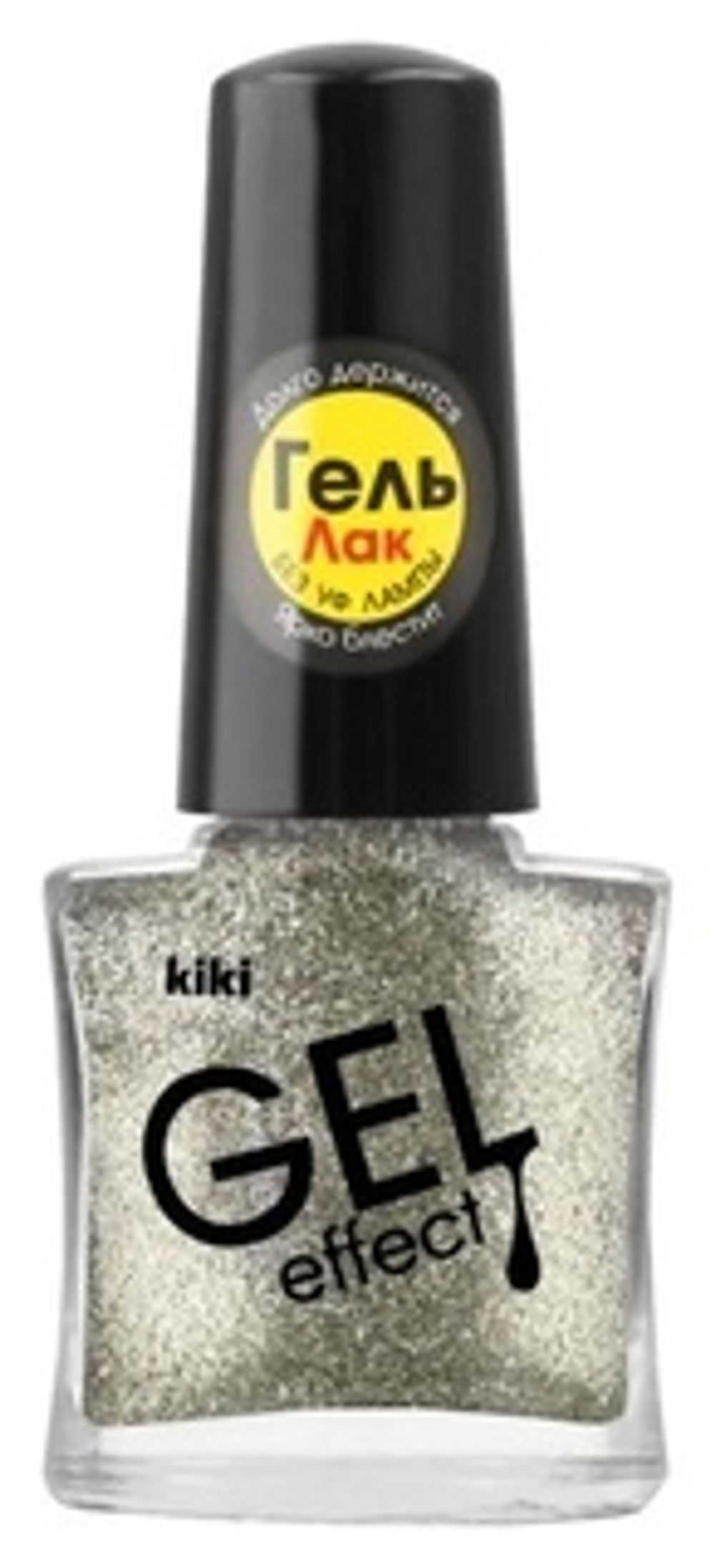 Kiki  лак д/ногтей "GEL EFFECT" №84 (бледное золото) 6мл